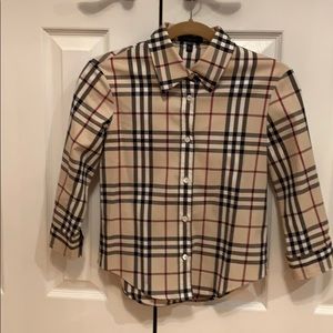 Authentic Burberry Button Down  Women/Teens